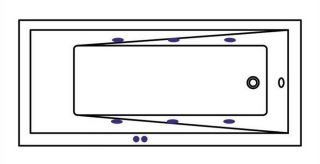 Гидромассажная ванна Whitecross Wave Slim 0111.160070.100.SOFT.CR 160x70см Soft хром
